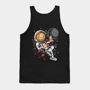 Retirement Plan Astronaut Bitcoin BTC Coin To The Moon Crypto Token Cryptocurrency Blockchain Wallet Birthday Gift For Men Women Kids Tank Top